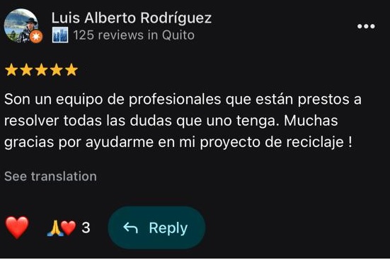 Reseña 1 Google Maps