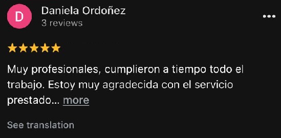 Reseña 3 Google Maps